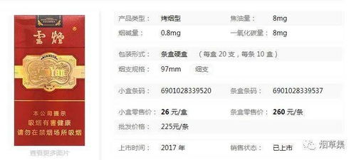 云煙 細(xì)支珍品 煙價(jià)格