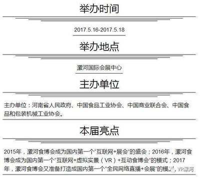 相約中國(guó)(漯河) 第十五屆食品博覽會(huì)