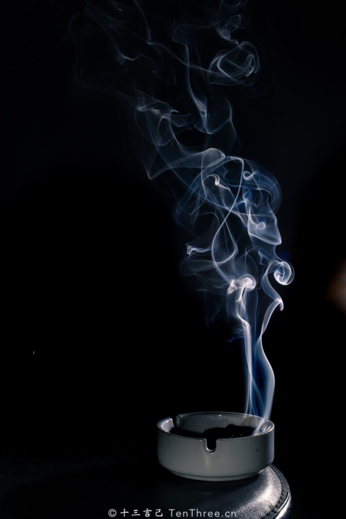 一縷青煙怎么畫