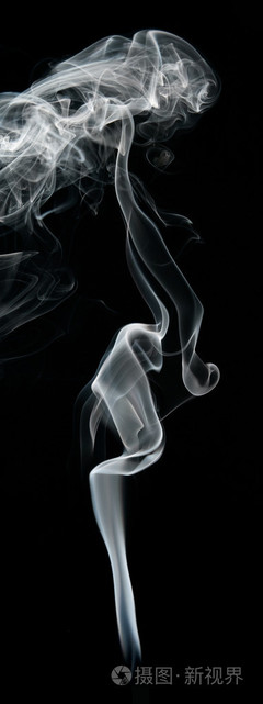 煙的抽象圖