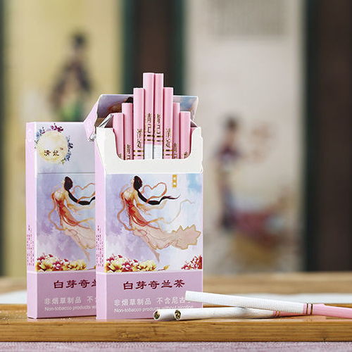 正品茶煙一條批發(fā)粗支細(xì)支戒煙神器替煙產(chǎn)品茶葉煙非煙草香煙包郵